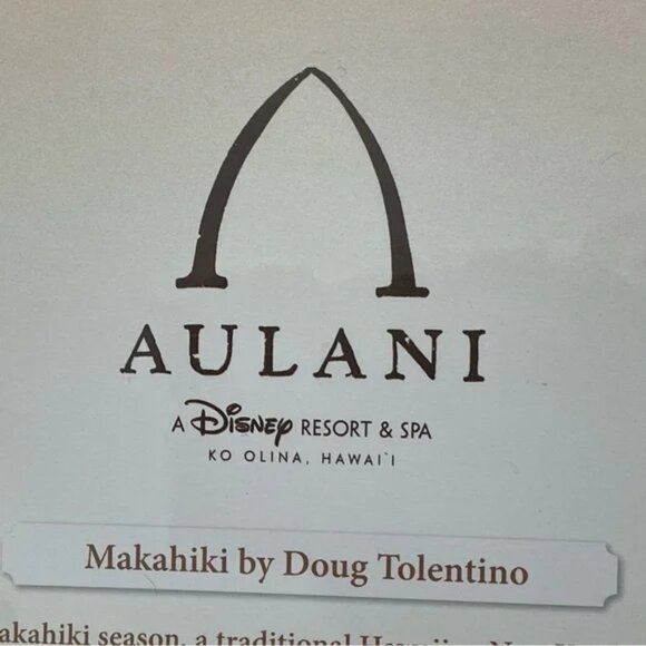 Disney AULANI RESORT Print to celebrate the Grand Opening in Sept 2011 - Picture 14 of 14